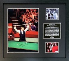 FOTO DE SINUCA ASSINADA EMOLDURADA DENNIS TAYLOR v DAVIS 1985 CAMPEÃO MUNDIAL CERTIFICADO DE AUTENTICIDADE PROVA comprar usado  Enviando para Brazil