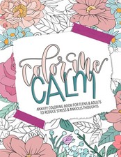 Anxiety coloring book for sale  UK