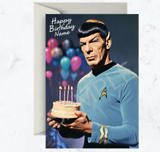 Personalised spock holding for sale  ROTHERHAM