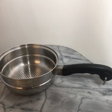 Panela a vapor Salad Master aço inoxidável inserção com alça 8" substituição comprar usado  Enviando para Brazil