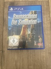 Baumaschinen simulation ps4 gebraucht kaufen  Allenbach, Herborn, Sien