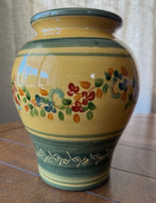 Usado, Vaso de cerâmica grande 11" Terre Provence França muito bom comprar usado  Enviando para Brazil