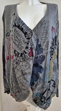 Desigual strickjacke grau gebraucht kaufen  Kaltenkirchen