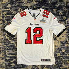Camiseta masculina pequena Tom Brady branca Buccaneers Nike Super Bowl 55 comprar usado  Enviando para Brazil