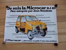Automobilia microcar rj49 for sale  Skipton