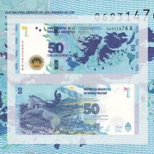 ILHAS MALVINAS *MALVINAS 2015 ARGENTINA 50 PESOS ARGENTINOS NOTA PESO A-UNC comprar usado  Enviando para Brazil