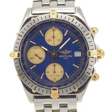 Relógio masculino automático Breitling Chronomat Bikoro B13048 data mostrador azul R#141191, usado comprar usado  Enviando para Brazil