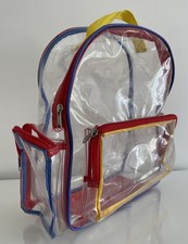 Clear transparent backpack for sale  TROWBRIDGE
