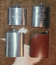 Alcohol flask stainless for sale  New Berlin