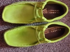 Clark wallabee lime for sale  COLCHESTER