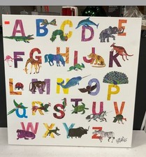 Alphabet jungle canvas for sale  Green Bay