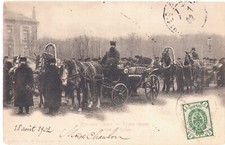 Używany, ROSJA- 1902 PETERSBURG- Typy Rosji- Trojka konie woźnica stangret zaprzęg konny na sprzedaż  PL