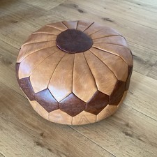 Leder pouf sitzpouf gebraucht kaufen  Nordhastedt