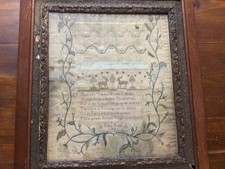 Antique embroidery sampler for sale  CAMBRIDGE