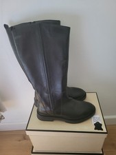 Black leather long for sale  HIGH WYCOMBE