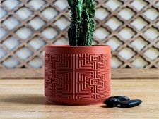 Decorative terracotta geometri for sale  Charlotte