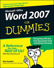 Word 2007 dummies for sale  ROSSENDALE