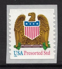 Usado, Scott 3271- MNH (S/A)- Águia e escudo, pré-sort STD (10c)- 1998- selo perfeito comprar usado  Enviando para Brazil