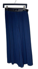 Usado, Calça capri Zara azul acordeão perna larga grande comprar usado  Enviando para Brazil