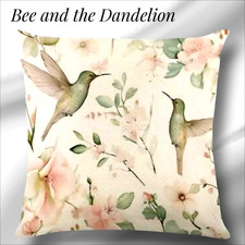 Hummingbirds pastel floral for sale  BASILDON