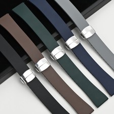 18 19 20 21 22mm pulseira de borracha FKM pulseira à prova de poeira fivela borboleta, usado comprar usado  Enviando para Brazil