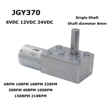 Eixo de redução JGY370 DC6V 12V 24V motor de engrenagem sem-fim turbo caixa de engrenagens de metal Φ8mm comprar usado  Enviando para Brazil