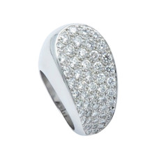 Bague gris 18k d'occasion  Paris IX
