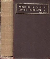 Prose giosue carducci usato  Italia