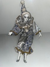Porzellanpuppe harlekin vintag gebraucht kaufen  Nürnberg