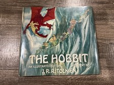 The Hobbit An Illustrated Edition J. R. R. Tolkien 1977 Abrams Hardcover Vintage comprar usado  Enviando para Brazil