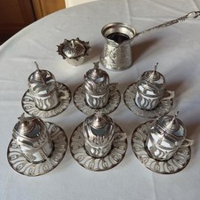 Luxury Turkish Ottoman Coffee Set with Engraved Coffee Pot – Elegant Traditional comprar usado Luxury Turkish Ottoman Coffee Set with Engraved Coffee Pot – Elegant Traditional comprar usado  Enviando para Brazil
