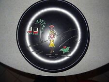 Schwarzer wandteller motiv gebraucht kaufen  Berlin