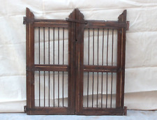 Grelha de ferro vintage portão de madeira para cachorro antigo Fatak portão pequeno decoração de parede para casa comprar usado  Enviando para Brazil