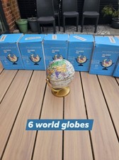 Mini globes gold for sale  HEBBURN