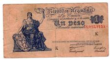 Argentine ARGENTINA Billet 1 PESO 1947 P257 SERIE K VF BON ETAT comprar usado  Enviando para Brazil