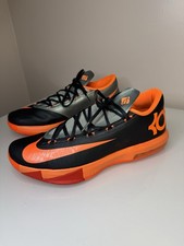 Usado, Tênis Nike Kevin Durant VI 6 laranja antracite neutro tamanho 12 masculino 599424-007 comprar usado  Enviando para Brazil