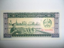 Banconota 100 kip usato  Reggio Calabria