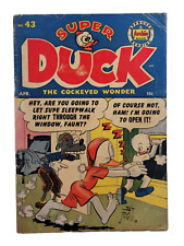 Super Duck #43 1952- Era de Ouro Archie Animais Engraçados FR/GD GD Gama Cru Vintage comprar usado  Enviando para Brazil