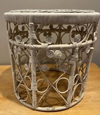 Vtg white wicker for sale  Bridgeport