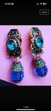 Boucles oreilles clip usato  Alessandria