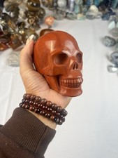 Red jasper skull for sale  MANCHESTER