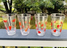 Caixa e cano GO FISH copo Koi Goldfish 6" copos highball conjunto de 4 comprar usado  Enviando para Brazil