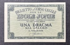 Dracma occupazione italiana usato  Pontassieve