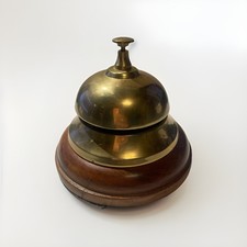Messing hotelglocke empfangsgl gebraucht kaufen  München