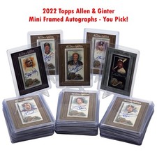 2022 topps allen d'occasion  Expédié en Belgium