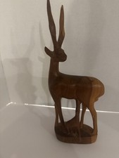 Hand carved antelope for sale  North Ridgeville