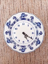 Wanduhr porzellan zwiebelmuste gebraucht kaufen  Großenhain