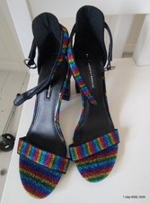 Multicoloured rainbow sandals for sale  LONDON