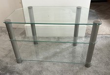 Glass chrome stand for sale  LONDON