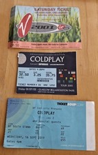 Coldplay tickets stubs for sale  GLASGOW